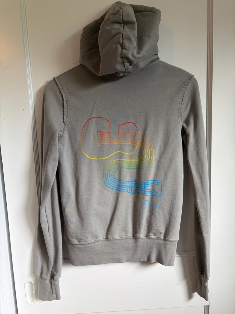 Jack Johnson 2013 Tour Official Hooded Jacket - Light Gray - Small